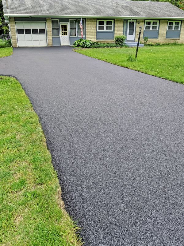 Blacktop Surface After Paving